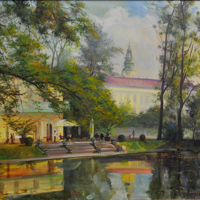 Rybářský pavilon na Dlouhém rybníku