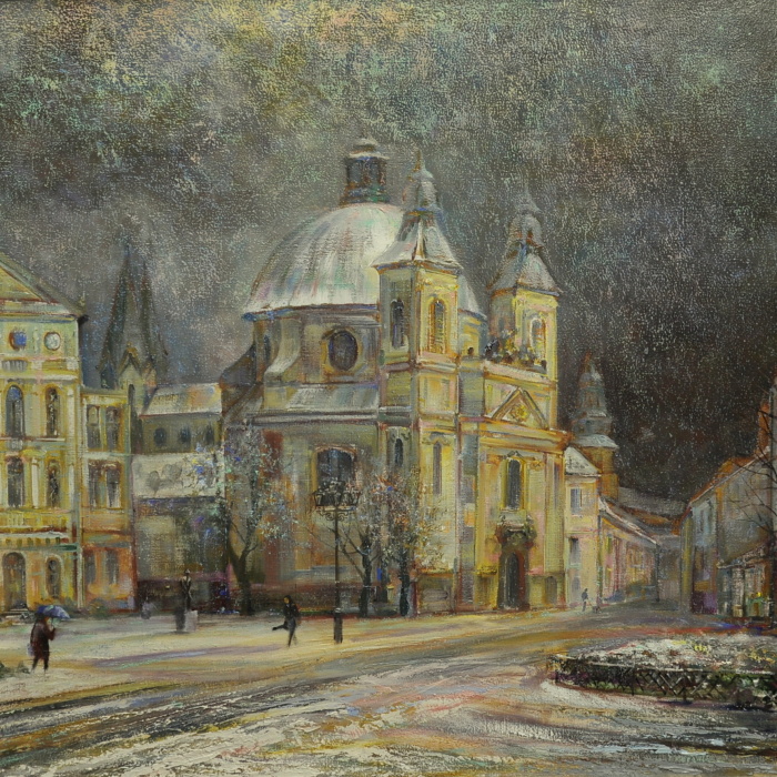 Kostel sv. Jana v zimě