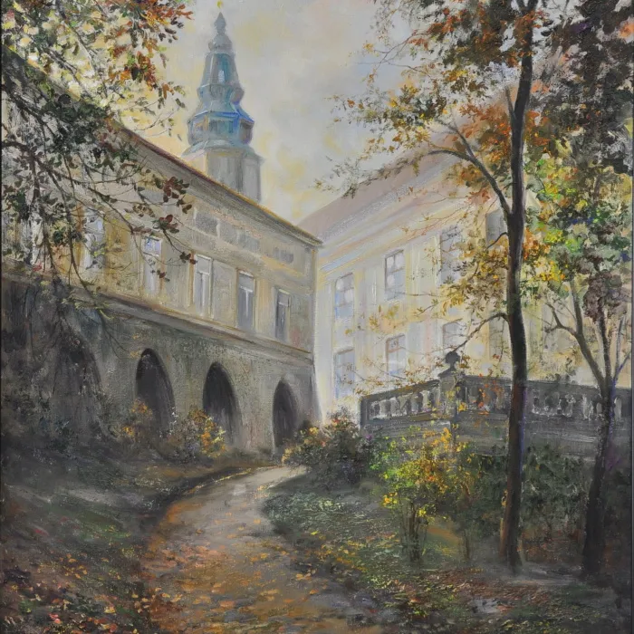 Podzámecká zahrada na podzim