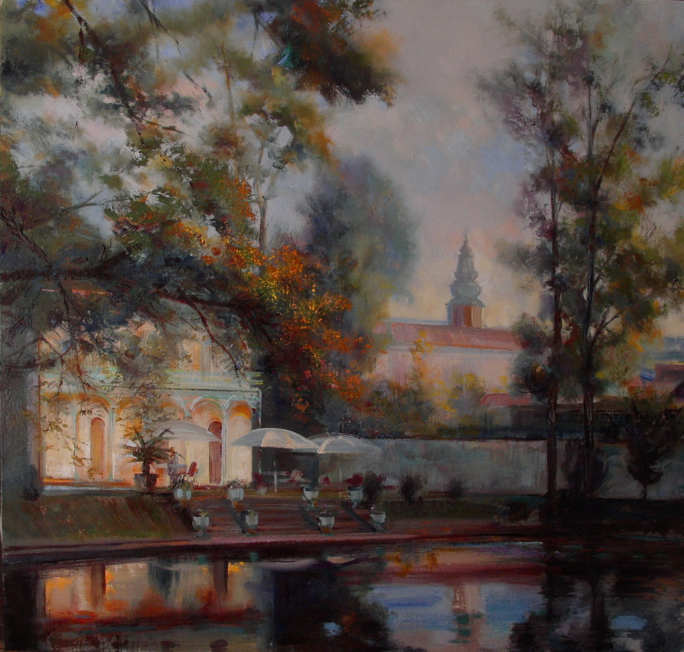 Rybářský pavilon v Podzámecké zahradě I.