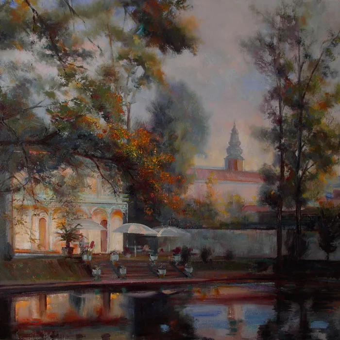 Rybářský pavilon v Podzámecké zahradě I.