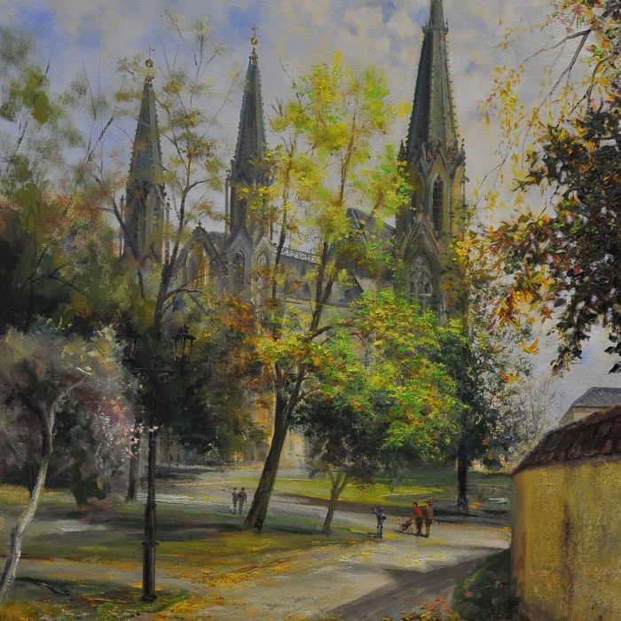 Olomouc dóm - podzim