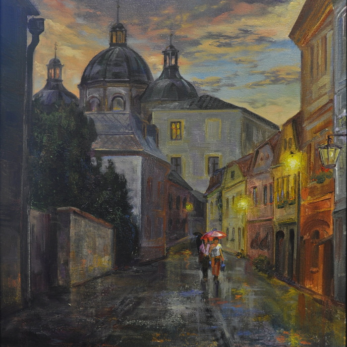 sv.Michal-večerní přeháňka